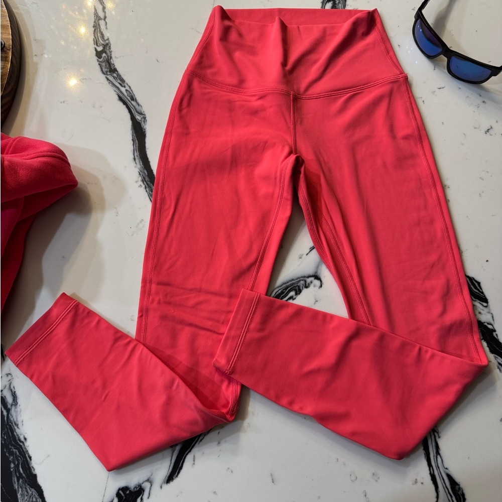 Lululemon Glaze pink Align high rise 25” size 4